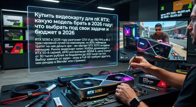 Купить видеокарту для пк RTX: какую модель брать в 2026 году: что выбрать под свои задачи и бюджет в 2026